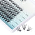 Cluster Eyelashes 0.07mm Thickness Individual Lashes Mix 8-16mm C&D Curl 5 Row